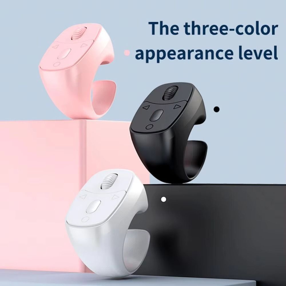 SUNKISSD Bluetooth Page Turner, Điều khiển từ xa vòng không dây có thể sạc lại USB, với con lăn Trang tự động Chuột Selfie di động cho Android cho bộ điều khiển Kindle