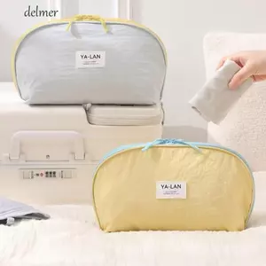 Túi sắp xếp đồ lót DELMER, Túi lưu trữ áo ngực di động thiết kế đặc biệt, Túi đựng quần áo thân mật gấp gọn gọn đa chức năng Túi đựng đồ vệ sinh
