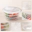 Máy ly tâm Salad có giỏ Máy sấy rau củ lâu trôi Máy ly tâm rau diếp Dễ dàng làm sạch Bát rửa trái cây có bộ lọc