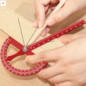 Thước vuông T có thể điều chỉnh với tỷ lệ kép cho công cụ đo và đánh dấu DIY chế biến gỗ