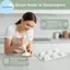 Pufangbliss 6 Khoang Thiết Kế Vỏ Pudding Silicone Mousse Khuôn 3D Kẹo Chocolate Khuôn DIY Xà Phòng Mô Hình Bánh Trang Trí Dụng Cụ Máy Nướng VN