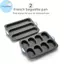 Pufangbliss Khuôn Nướng Bánh Silicon 3 Lưới Nonsti Loaf Pan Máy Nướng Chịu Nhiệt Linh Hoạt Cho Bánh Gia Đình Bánh Mì Nướng VN