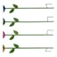 Top Lawn Edge Flower Cọc Bộ 4 Lựa Chọn Sân Vườn Sắt Ngoài Trời Cho Chậu Hoa Hiên Nhà Nồi Và Hàng Đất Mở Sử Dụng