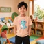 áo thun bé trai hàn quốc hình khủng long mềm mại Cho bé từ 2-12 tuổi