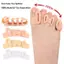 1 Cặp Dụng Cụ Tách Ngón Chân Silicon 5 Lỗ Hallux Valgus Chỉnh Hình Miếng Đệm Bunion Chăm Sóc Chồng Lên Nhau Búa Sửa Chân VN