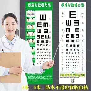 Trẻ Em Quang Cửa Hàng Thị Lực Biểu Đồ Miếng Dán Tường E Nhân Vật Gần Kính Store Eyetest Decal Bệnh Viện Kiểm Tra Vật Lý Dính Miếng Dán