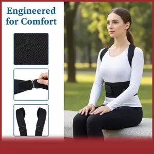 Cod có thể điều chỉnh tư thế Corrector thấp trở lại hỗ trợ Shoulder Brace Belt cho nam giới phụ nữ