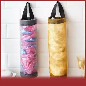 Cod wall mount nhựa hàng tạp hóa giữ túi dispenser treo nhà bếp lưu trữ organizer