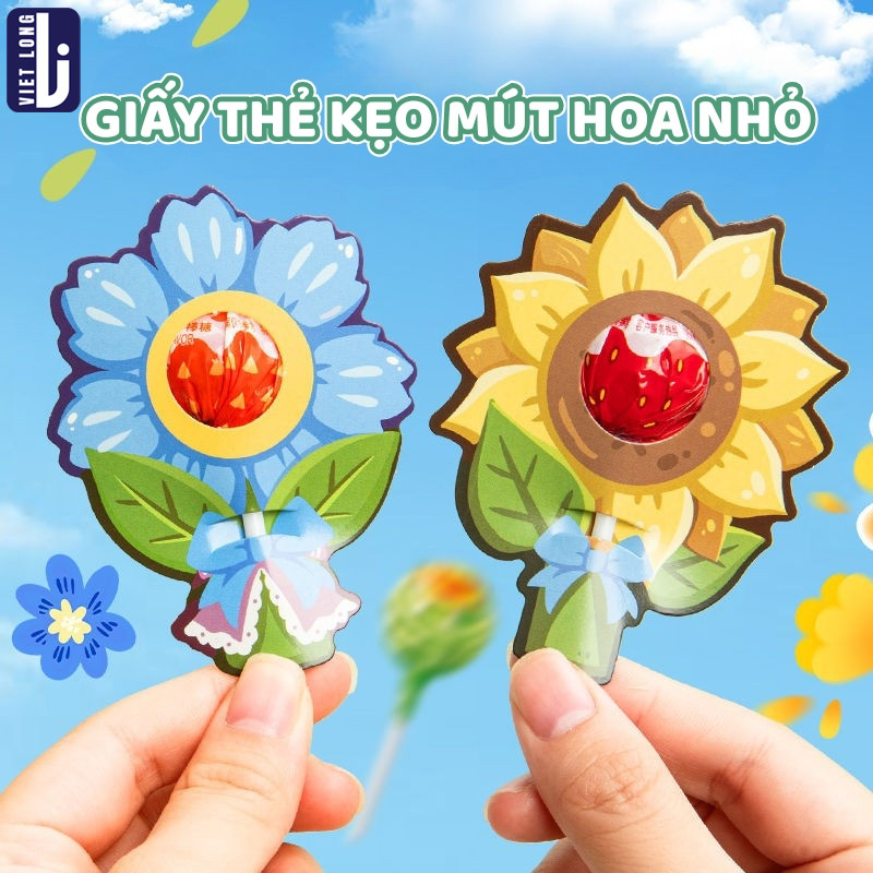 Thẻ Cài Kẹo Mút Combo Set 60 Gắn Kẹo Mút, Đồ Trang Trí Và Đồ Tặng Bé Gái Dịp Ngày Lễ