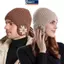 MAKY Mới Unisex Mùa Đông Mũ Dệt Kim Có Earflap Mũ Beanie Thời Trang Dành Cho Nam Nữ Ngoài Trời Cổ Điển Giữ Ấm Mũ VN