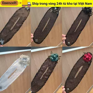 ESSENCEH Dây Đeo Đầu Nơ Sợi Nữ, Dụng Cụ Uốn Tóc Hiện Vật Phụ Kiện Tóc Con Lăn Máy Uốn Tóc, Kẹp Tóc Lười Thời Trang Hoa Bun Maker Tóc