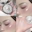 kobeleen kobeleen Highlighter Powder Face Ba chiều Làm sáng ngọc trai nhấp nháy Soft Waxy Minced Potato Highlighter