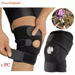FAVORITEGOODS Hỗ trợ đầu gối, Giữ ấm Tấm bảo vệ bánh chè có thể điều chỉnh, Thể thao đi bộ đường dài nóng Viêm khớp thoáng khí Ngăn ngừa quấn Nẹp nữ