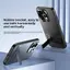 YJD Ốp Lưng Cho OPPO Reno16 Pro Ngang Dọc Chân Đế Kim Loại Mờ Mặt Sau Chống Rơi Vỏ Điện Thoại