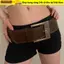 Thắt lưng rộng bằng da BAMBOOB, Thời trang nữ Thiết kế sang trọng Pin Buckle Thắt lưng, Retro Đa năng Hợp thời trang Grunge Sashes Dây thắt lưng Quà tặng