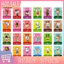 < CarFashion > 24 Chiếc Thẻ Vượt Qua Động Vật Cắm Và Chơi Đặc Điểm Đáng Yêu Phản Ứng Nhanh Động Vật Vượt Qua Trò Chơi Làng Thẻ Gam