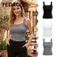 FEDAOG Ice Silk Tank Top, Áo hai dây Sequin thoáng khí lấp lánh, Áo thun không tay co giãn thời trang Slim Fit dành cho nữ