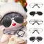 Kính búp bê YOLOGO, Khung vuông Photo Prop Kính mắt búp bê sang trọng, Phụ kiện búp bê kim loại thời trang Búp bê