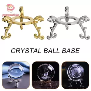 PWSSEND Hình Cầu Đá Hỗ Trợ Để Bàn Đồ Trang Trí Quà Tặng Thủ Công Kim Loại Giá Đỡ