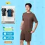 Bộ đồ nam ngắn YODY cotton mát mẻ co giãn tốt dáng basic MCST25S055