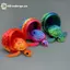 GE Sống Động 3D In Hình Rùa Biển Điêu Khắc Trứng Khớp Linh Hoạt Quyến Rũ Trang Trí Đại Dương VN