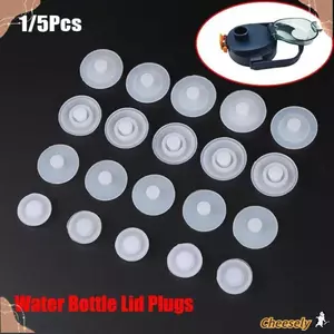CHEESELY 1 / 5 Cái Nút Niêm Phong, Phụ Kiện Bình Nước Thay Thế Nắp Chai Cắm, Silicon Bền Chống Tràn Ống Hút Đa Năng Grommets