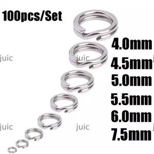 JUIC 100 Chiếc Đầu Nối Cá Hot Line Giải Quyết Thép Không Gỉ Bền Đẹp
