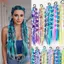 THEGIRL8B Lantern Bubble Twist Braid, Tóc thắt nút đèn lồng dài nhiều màu sắc, Dây buộc tóc Dreadlock tự nhiên Nhanh chóng Quấn tóc Gradient Sử dụng hàng ngày