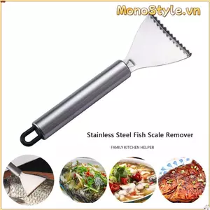Dụng cụ tẩy vảy cá MONOSTYLE, Dụng cụ cạo vảy cá dễ dàng bằng thép không gỉ, Dụng cụ cạo vảy cá nhanh chóng có tay cầm mịn Dụng cụ hải sản nấu ăn