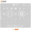 0.12mm Amaoe MI 1 BGA Reballing Stencil cho Xiaomi 6 MI6 MIX2 MSM8968 CPU RAM PM8998 PMIC Power Wifi Âm thanh Emmc IC Chip