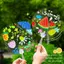 Ziyulinyuk 5 ChiếcMini Trong Suốt nk Fan Trẻ Em DIY nk Quạt Tay Hiệu Suất Sân Khấu Tay Quạt Trang Trí Cho Thủ Công DIY Làm Tay Graffiti Quạt VN