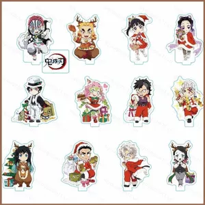 SQ11 Demon slayer Nhân Vật Hành Động Đồ Chơi Mô Hình Acrylic Lưu Niệm Trang Trí Anime Tanjirou Nezuko Bộ Sưu Tập 8CM Giáng Sinh
