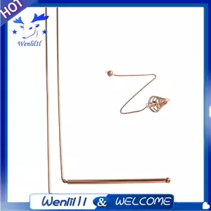 3 Cái / bộ Bộ Thanh Treo Đồng Thanh Phân Chia + Con Lắc Cho Phân Chia Nước Phù Thủy Chữa Bệnh Kim Loại Thanh