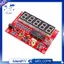 Bộ đếm tần số LED kỹ thuật số DIY 1Hz-50 MHz với Bộ kiểm tra máy đo dao động pha lê có màn hình ống kỹ thuật số năm chữ số