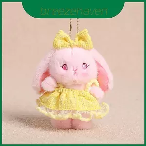 Búp bê thỏ dễ thương sang trọng treo đồ trang trí cho túi Chìa khóa ô tô và