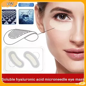VFZ 1 Cặp Hyaluronic Acid Microneedle Miếng Dán Mắt Mặt nạ Chống Nhăn Lão Hóa Vòng Tròn Tối Dưỡng Ẩm Dưới Mắt Miếng Gel Chăm Sóc Da Louislifecool