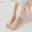 HFSHY Nữ Mùa Hè Siêu Mỏng Ngón Chân Sos Gợi Cảm Thoáng Khí Tách Ngón Chân Giữa Ống Sos Màu Trơn Thường Ngày Trong Suốt Tabi Silk Sos VN