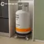 GE Di Động Thép Không Gỉ Xi Lanh Lưu Trữ Ra Có Bánh Xe Khay Bếp Hỗ Trợ Ra VN