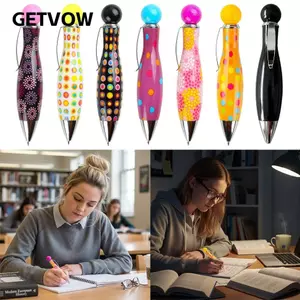 Bút bỏ túi GETVOW, Bút bi cầm tay ngắn béo, Bút viết hình Bowling vui nhộn Văn phòng trường học