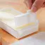 1 Đĩa Bơ Có Nắp Bơ Hộp Giữ Tươi Có Máy Cắt Lát Mặt Bàn Hộp Bơ Cho Hộp Bảo Quản Phô Mai Gia Đình