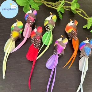 Pufangbliss Dễ Thương Nhân Tạo Chim Giả Xốp Động Vật Mô Phỏng Lông Chim Đồ trang trí Tit DIY Thủ Công Nhà Vườn Trang Trí VN