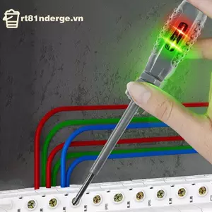 GE Cao Mô-men Xoắn Bút Điện Màu Nổi Bật Bút Thử Chữ Thập Bút Chì Điện Đo Điện Chính Xác VN