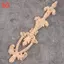 1x Gỗ Khắc Góc Onlay Đính Khung Không Sơn Decal Trang Trí Nhà 25x6cm