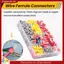 750 Chiếc Dây Đôi Ferrules Bộ Dây Thiết Bị Đầu Cuối Ferrules Uốn Kết Nối Đôi Ferrules Dual Bootlace Ferrule Teminator Kit