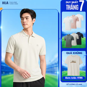 Áo Thun Polo Nam Cao Cấp HLA – Áo Vải Thấm Hút Mồ Hôi, Thiết Kế Thời Trang Năng Động