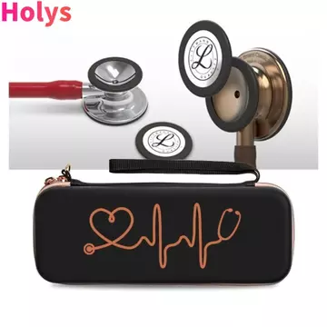 Ống nghe HOLYS, Hộp lưu trữ di động cứng, Hộp đựng du lịch chống sốc EVA chống nước cho Littmann Classic III