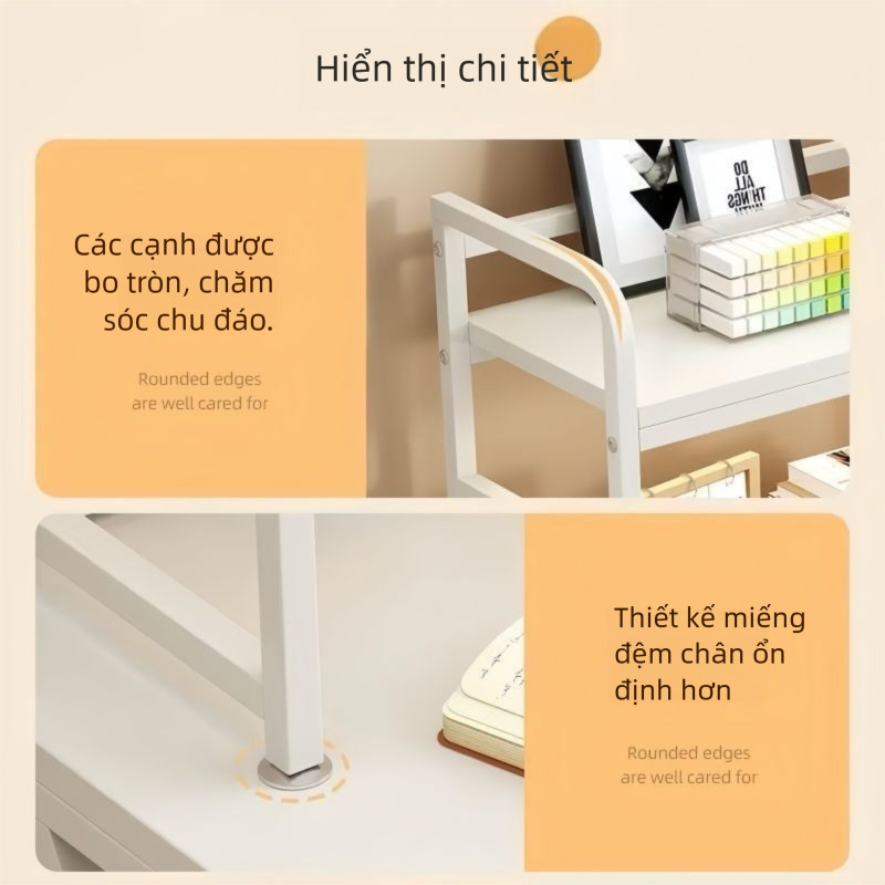 Kệ Pegboard Để Bàn Nhiều Tầng, Giá Sách & Sắp Xếp Đồ Dùng Học Tập, Văn Phòng, Máy Tính, Kệ Trưng Bày Gọn Gàng | BigBuy360 - bigbuy360.vn