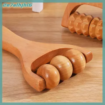 AL 1PC con lăn bằng gỗ massager cổ, vai và chân phổ tay Massager massage công cụ massage chân Massager N