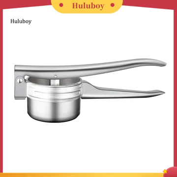 Huluboy| Máy ép thực phẩm bằng thép không gỉ Máy ép nhà bếp để nấu Salad Máy xay khoai tây bằng thép không gỉ có tay cầm T Máy ép tỏi Dụng cụ nhà bếp đa chức năng cho nước ép khoai tây nghiền