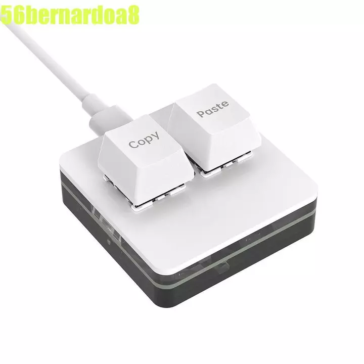 Bàn phím phím mini 2 tùy chỉnh VIDELLY, Bàn phím Acrylic Copy Paste Bàn phím, Phím cơ mini trao đổi nóng Công tắc đỏ 2 phím Bàn phím mini Văn phòng